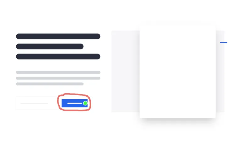 Website feedback tool in action by annotating the website.